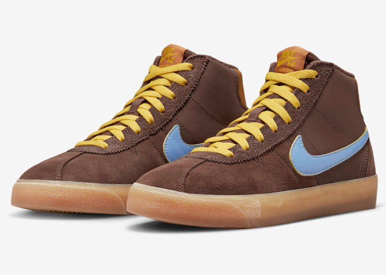Giày Nike Blazer Mid SB Bruin x Why So Sad ‘Brown’ DX4325-200 - Ảnh 7