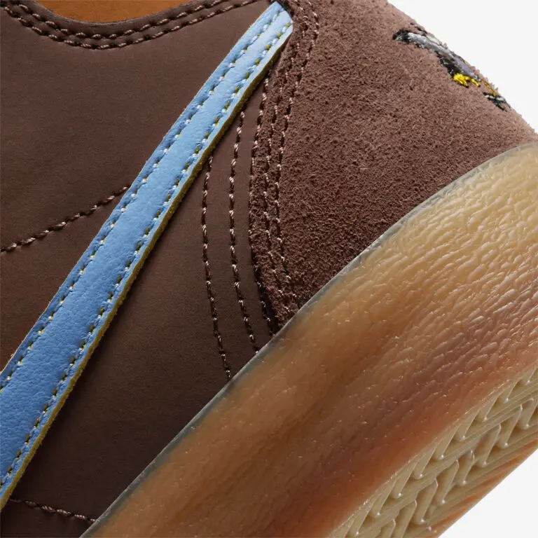 Alternative view of Giày Nike Blazer Mid SB Bruin x Why So Sad ‘Brown’ DX4325-200