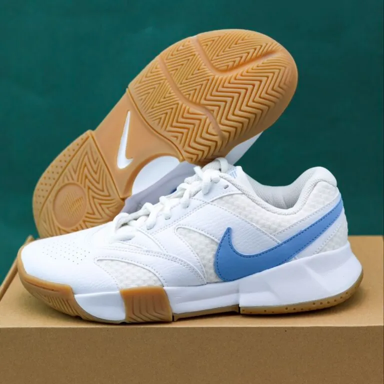 Giày Nike Court Lite 4 ‘White Light Blue Gum’ FD6575‑106 - Ảnh 2