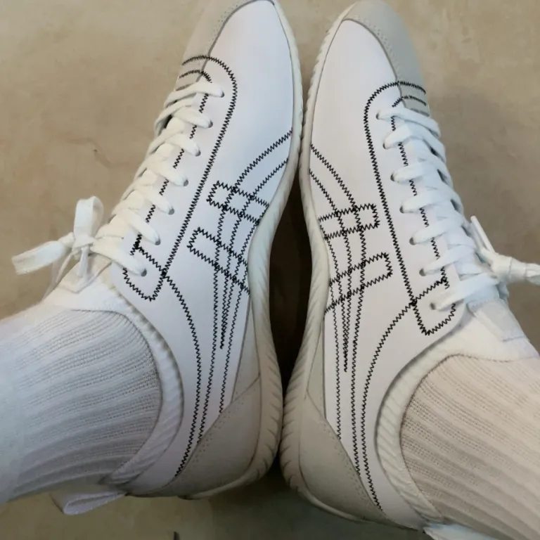 Giày Onitsuka Tiger Sclaw ‘White Black’ 1183B969-100 - Ảnh 4