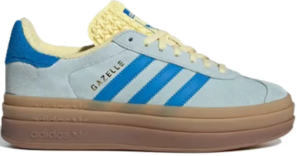Giày Adidas Gazelle Bold ‘Almost Blue Yellow’ IE0430