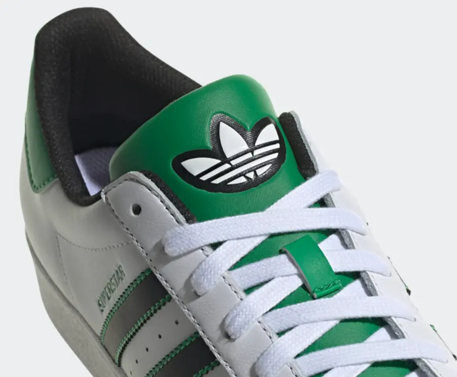 Giày Adidas Originals Superstar ‘Green White’ ID4670 - Ảnh 5