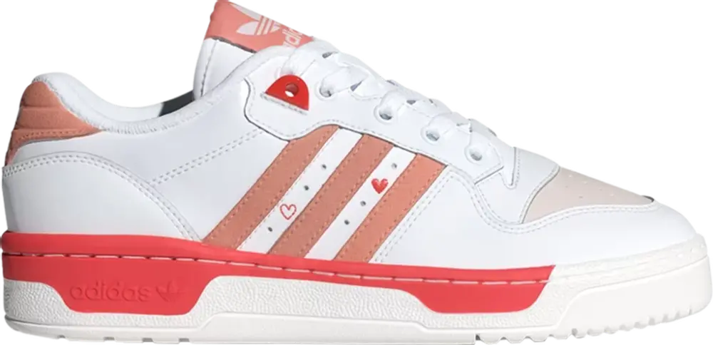 Giày Adidas WMNS Rivalry Low Valentine's Day 'White Pink' ID5837