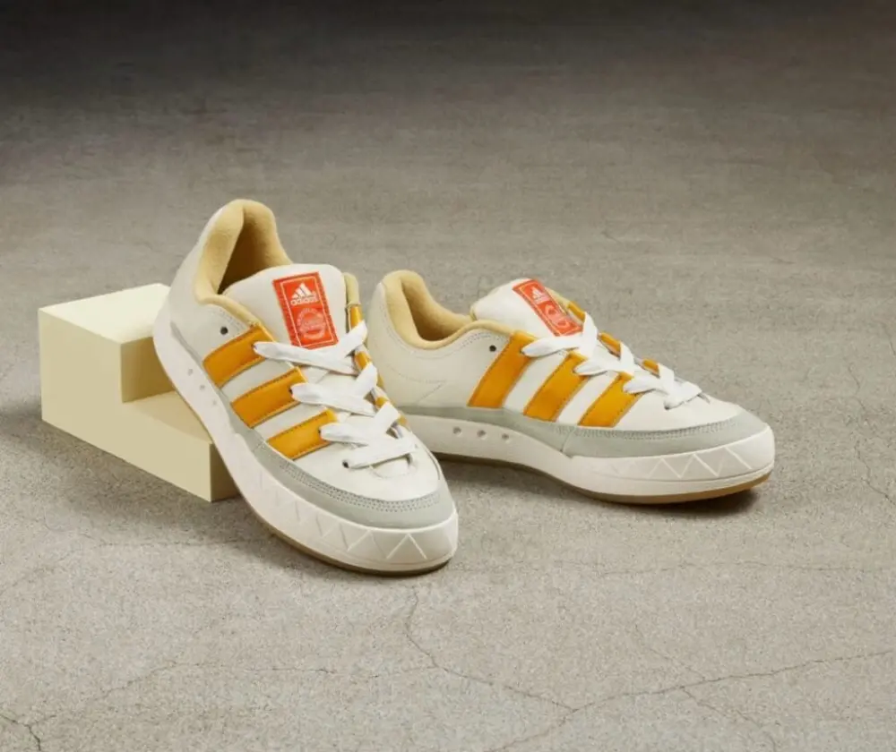 Giày Adidas Originals Adimatic Off White Preloved Orange IF1589 - Ảnh 4