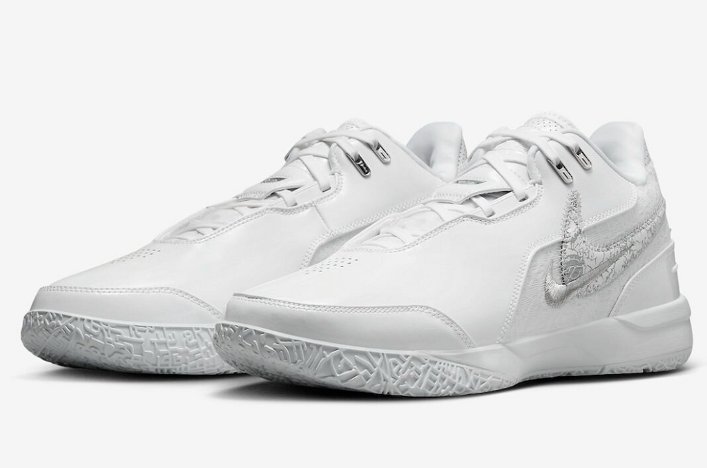 Giày Nike LeBron NXXT Gen AMPD 'White Silver' FJ1566-102 - Ảnh 5
