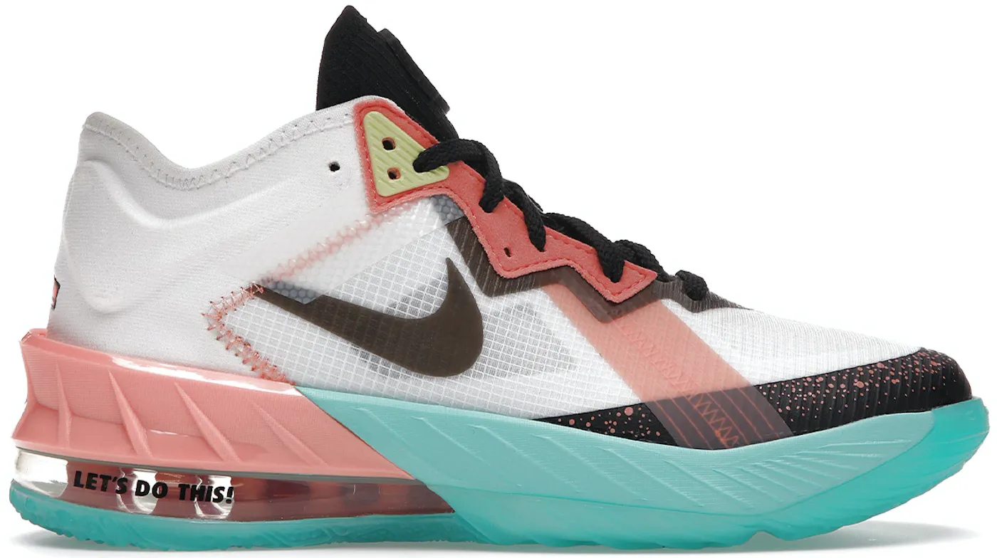 Giày Nike Lebron 18 Low Summit White Space Jam DJ3760-115