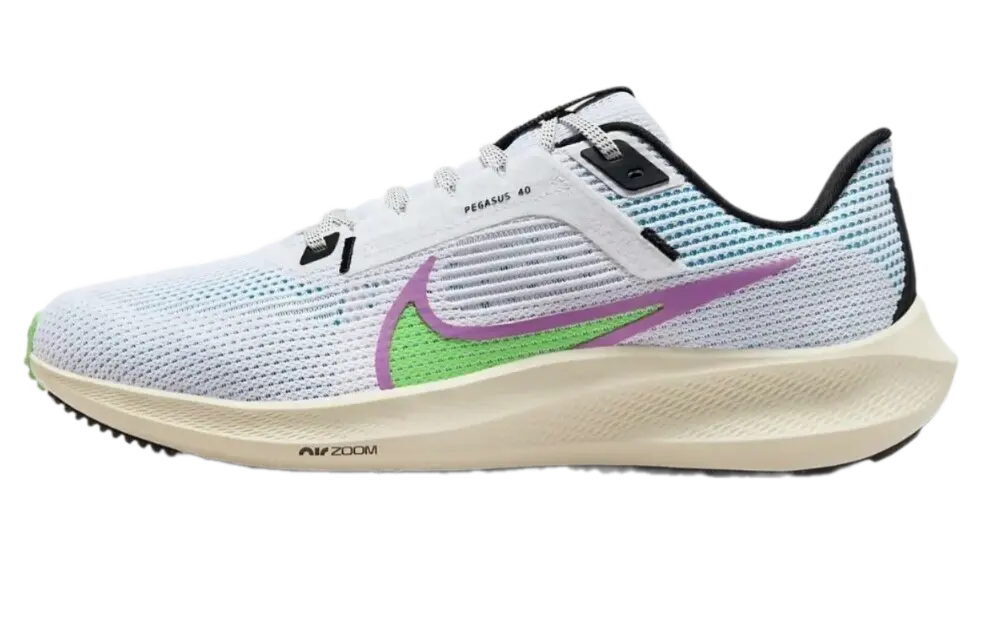 Alternative view of Nike Pegasus 40 SE 'White Pale Ivory Rush Fuchsia' FJ1051-100