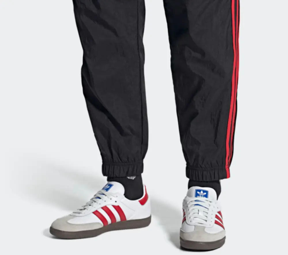 Giày Adidas Samba OG ‘White Better Scarlet’ IG1025 - Ảnh 3