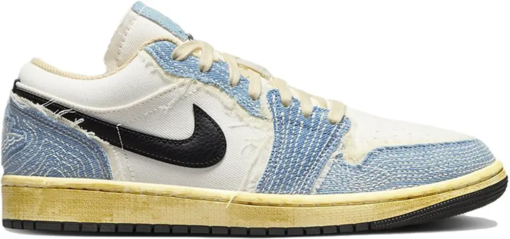 Giày Nike Air Jordan 1 Low ‘Sashiko Denim’ FN7670-493