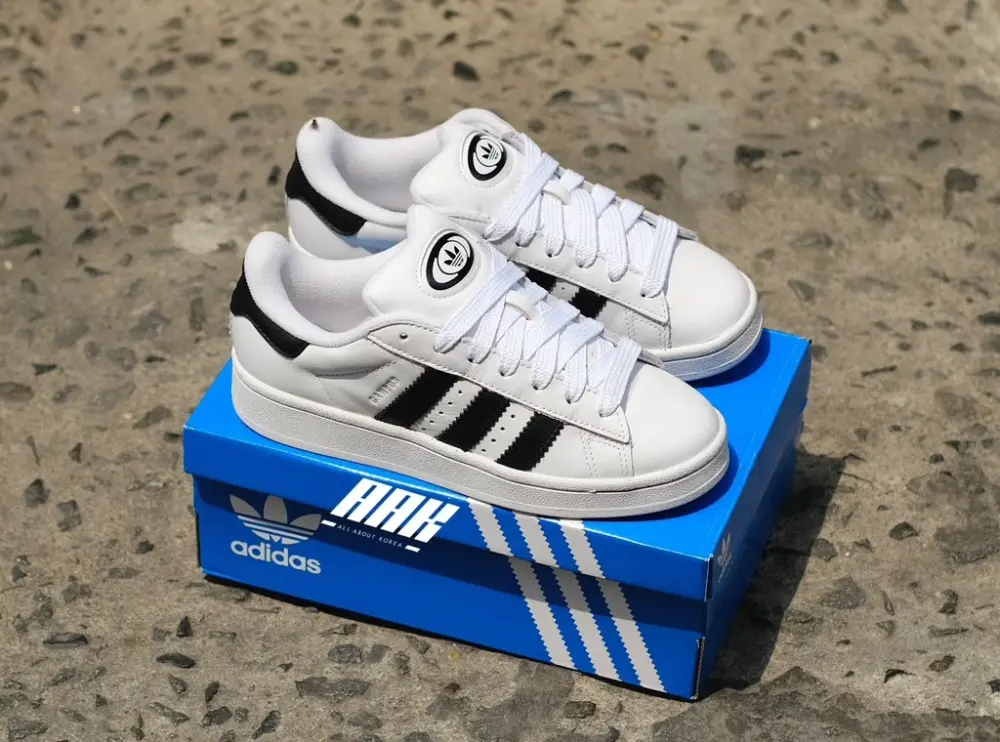 Giày Adidas Campus 00s 'Black/White' IG8659 - Ảnh 9