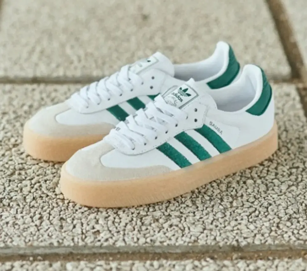 Giày Adidas Samba ‘White Green Gum’ ID0440 - Ảnh 5