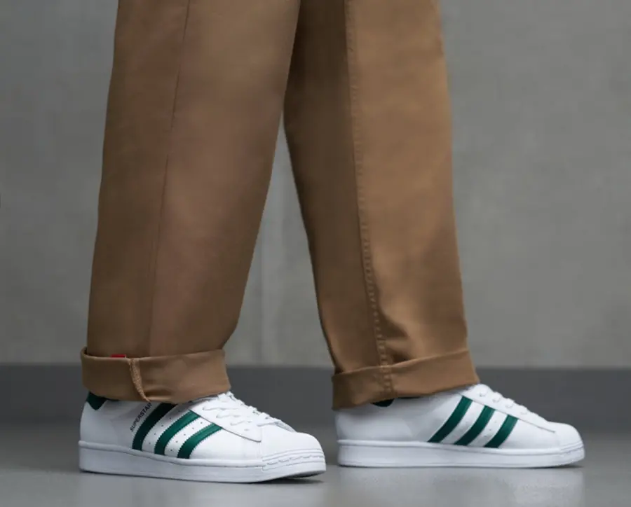 Giày Adidas Superstar ‘White Collegiate Green’ GZ3742 - Ảnh 4