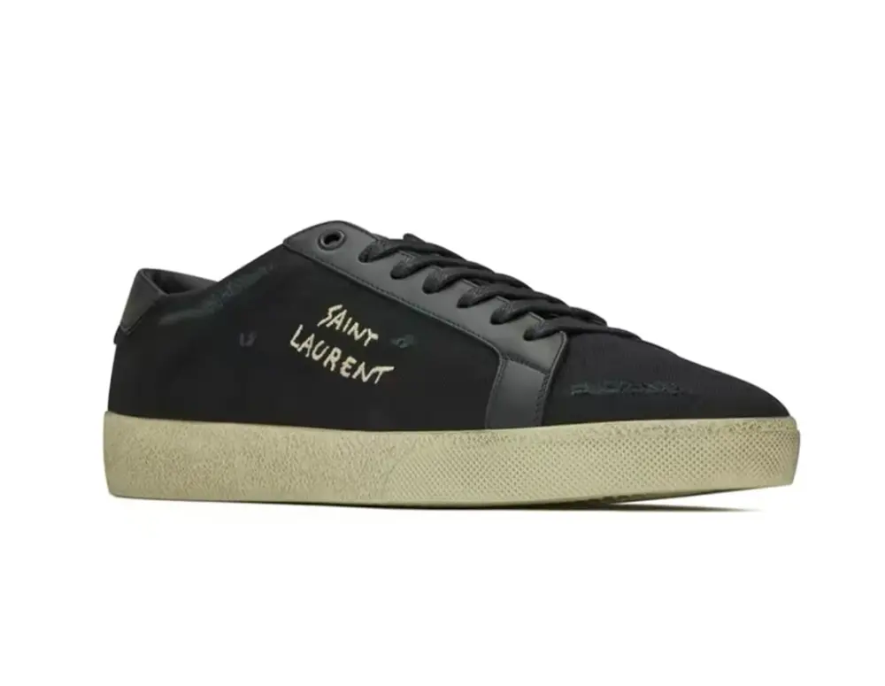 Giày Saint Laurent Court Classic Low 'Black' 611106GUP50-1000 - Ảnh 5