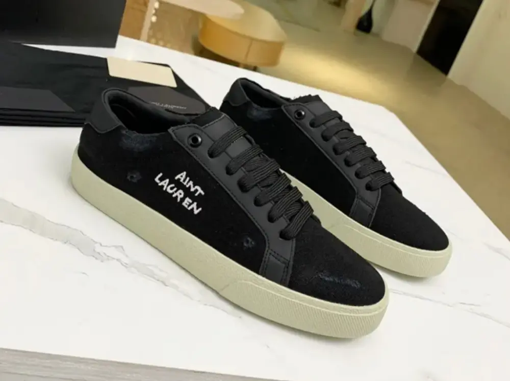Alternative view of Giày Saint Laurent Court Classic Low 'Black' 611106GUP50-1000
