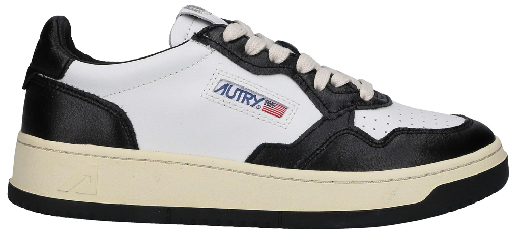 Giày Autry Medalist Low Leather ‘Black White’ AULW-WB01
