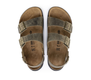 Alternative view of Dép Birkenstock Milano 'Khaki' 1018427