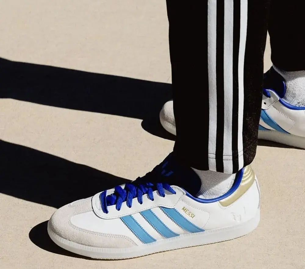 Alternative view of Giày Adidas Messi Samba 'Lucid Blue' ID3550