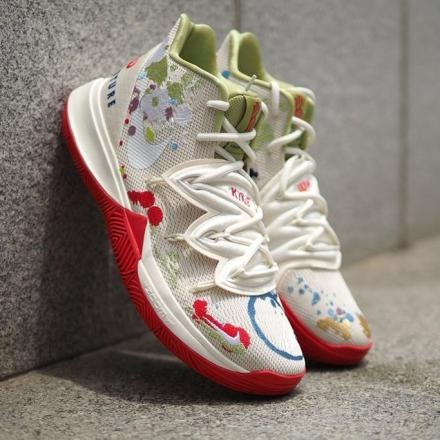 kyrie 5 embroidered splatters