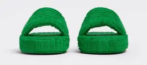 Alternative view of Dép Bottega Veneta Resort Sponge ‘Grass’ 660245V0VW03730