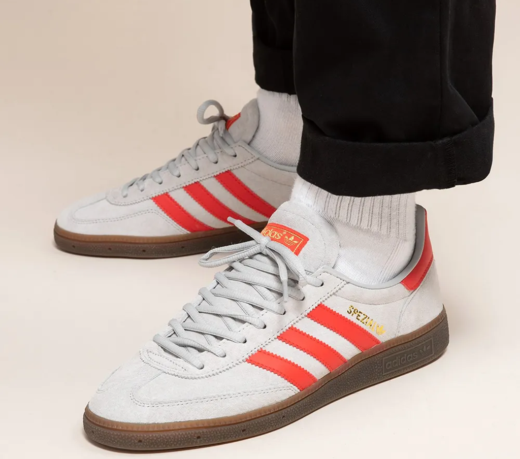 Giày Adidas Handball Spezial ‘Grey Hi-Res Red’ EF5747 - Ảnh 3