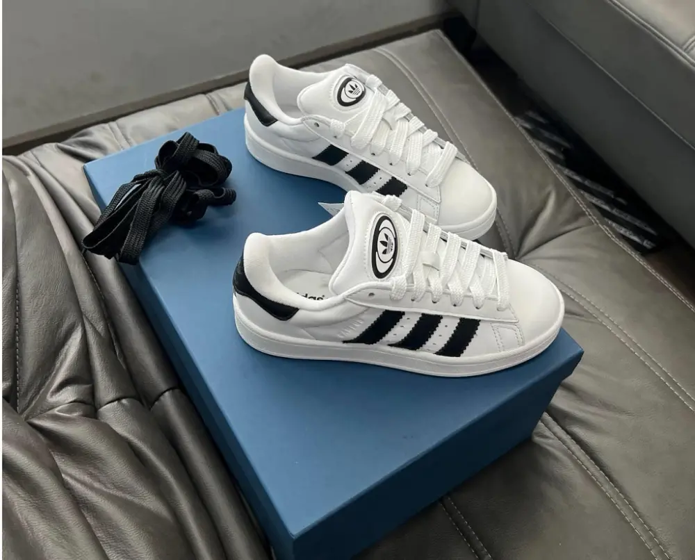 Giày Adidas Campus 00s 'Black/White' IG8659 - Ảnh 8