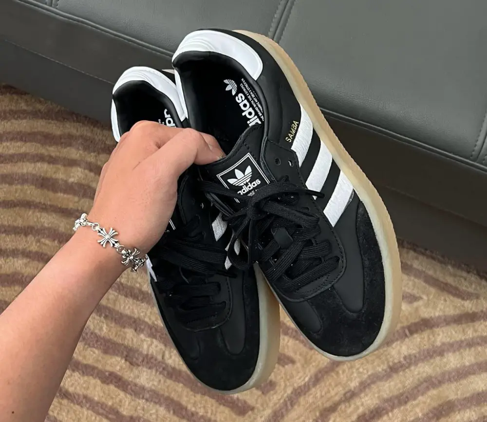 Giày Adidas Samba 'Core Black' Gum ID0436 - Ảnh 5