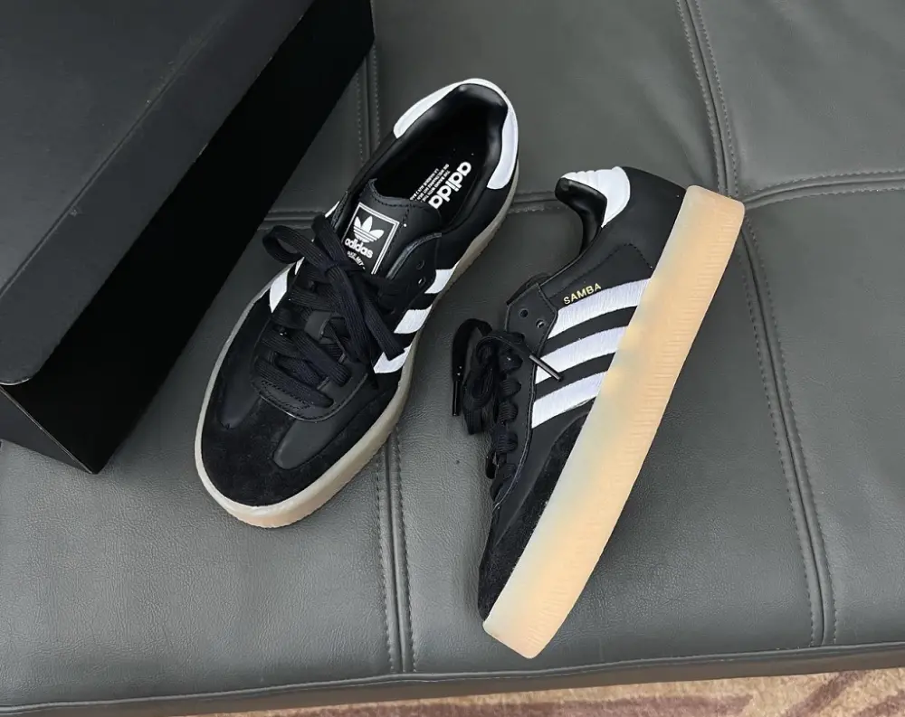 Giày Adidas Samba 'Core Black' Gum ID0436 - Ảnh 6