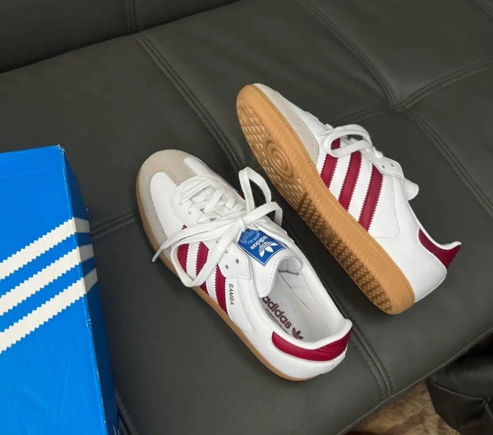 Alternative view of Giày Adidas SAMBA OG 'Collegiate Burgundy' IF3813