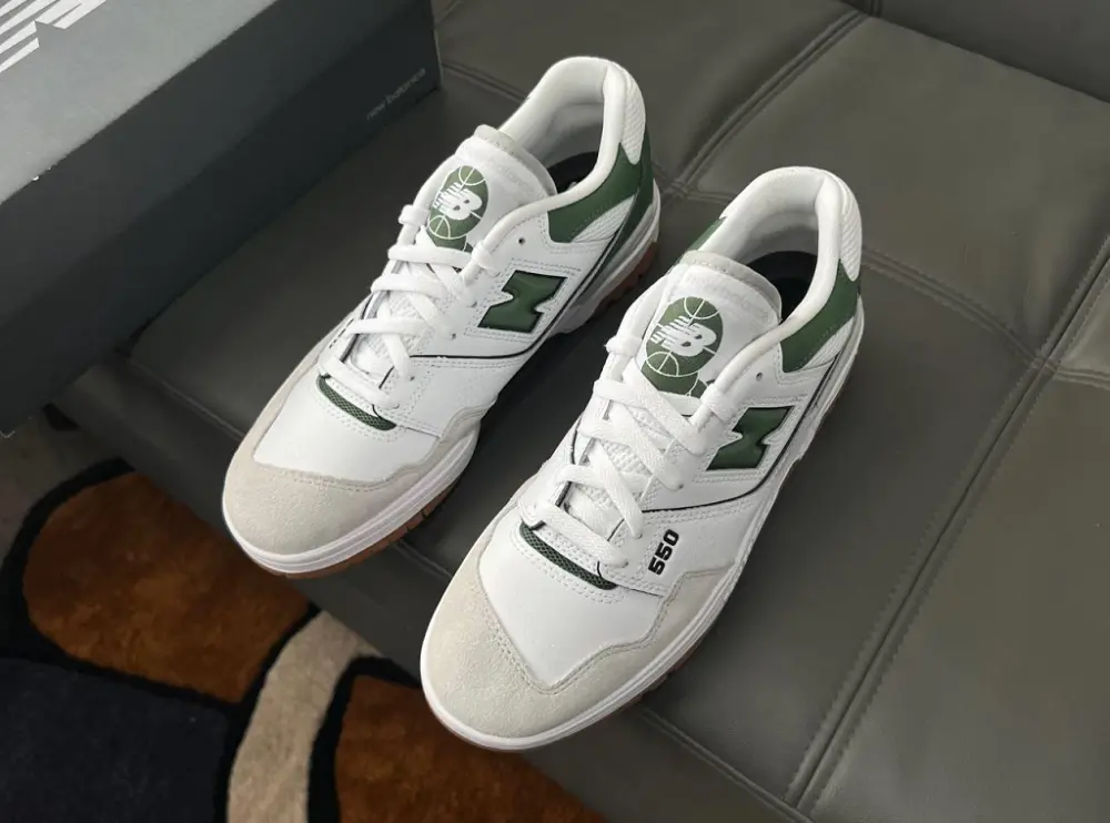 Giày New Balance Coulor Block 'Green' BB550ESB - Ảnh 4