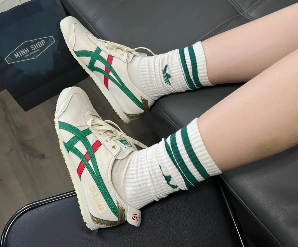 Giày Onitsuka Tiger Mexico 66 'Birch Kale 1183B511-200 - Ảnh 3
