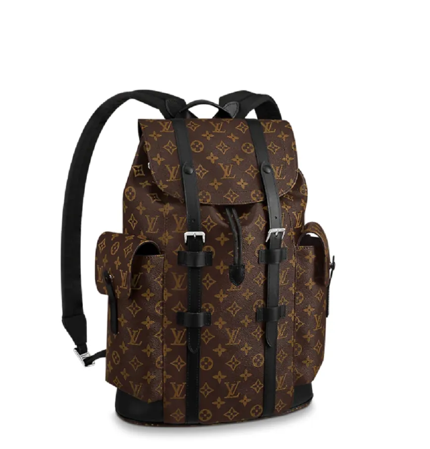 Balo Louis Vuitton Christopher Pm 'Monogram Macassar' M43735