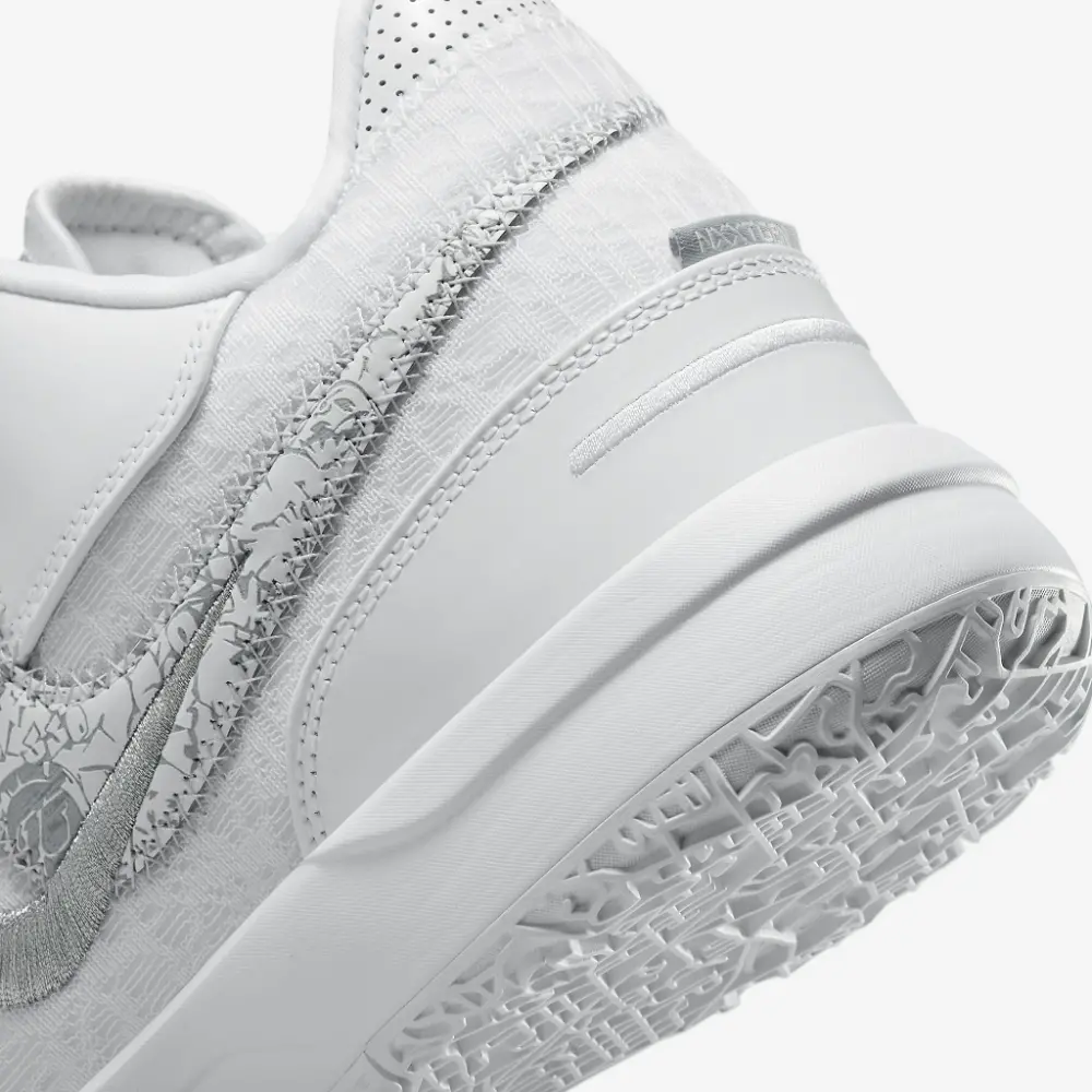 Alternative view of Giày Nike LeBron NXXT Gen AMPD 'White Silver' FJ1566-102