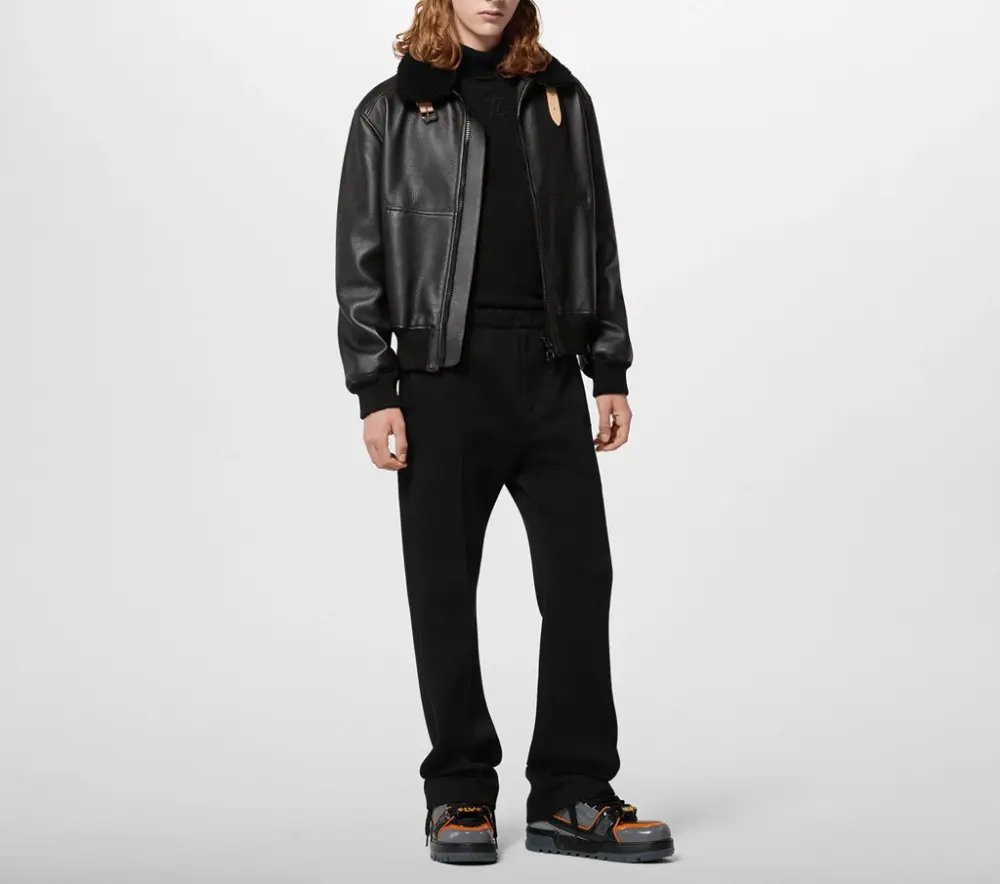 Alternative view of Giày Louis Vuitton LV Maxi Trainers 'Black' 1ACF6C