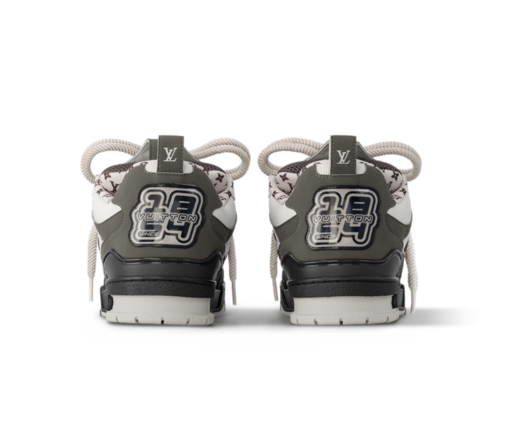 Giày Louis Vuitton LV Skate Trainers 'Grey' 1AC52L - Ảnh 4