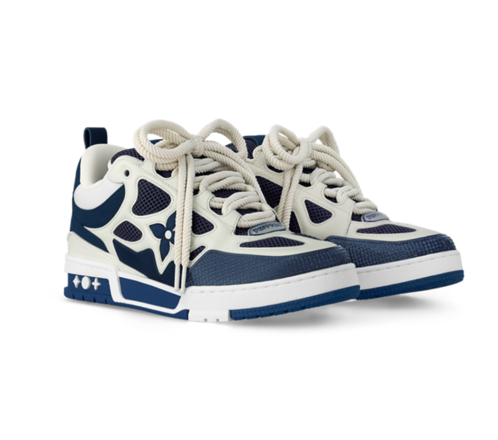 Giày Louis Vuitton LV Skate Trainers 'Navy' 1AARRK - Ảnh 3