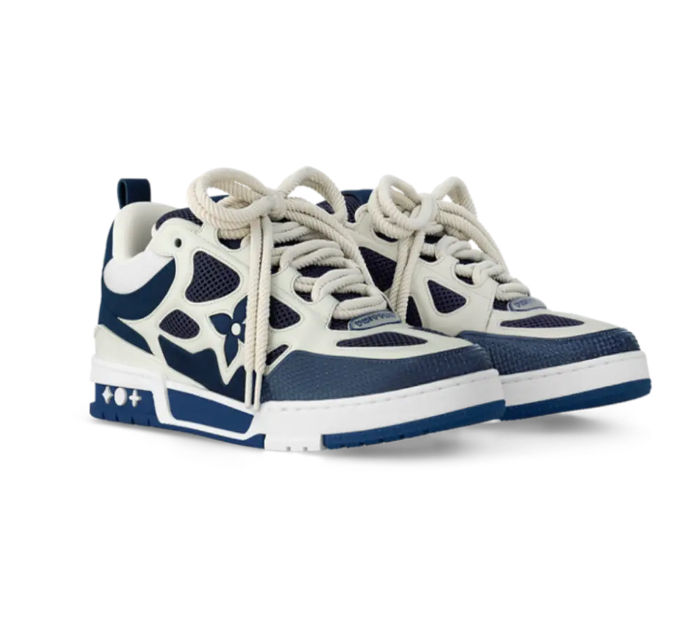 Giày Louis Vuitton LV Skate Trainers 'Navy' 1AARRK - Ảnh 3