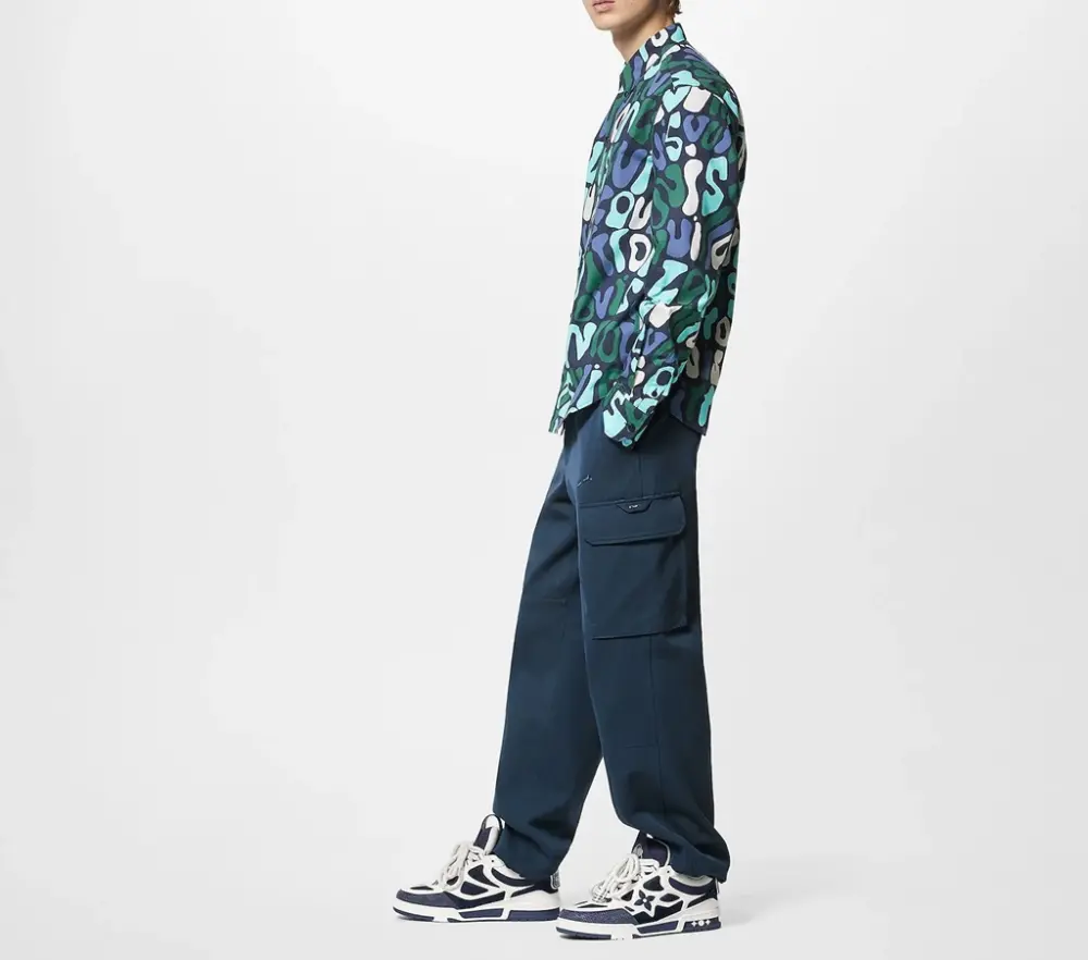 Alternative view of Giày Louis Vuitton LV Skate Trainers 'Navy' 1AARRK