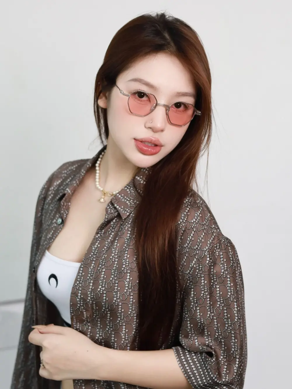 Kính Chrome Hearts Evaculation 'Silver Pink' - Ảnh 4