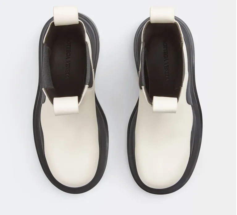 Giày Bottega Veneta Tire Chelsea Boot ‘Sea Salt’ 630284VBS509049 - Ảnh 3