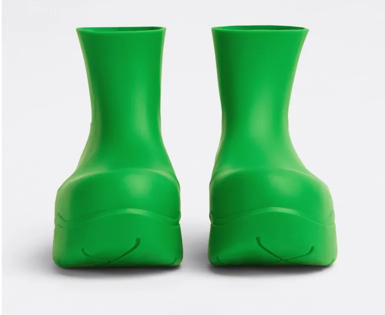 Giày Bottega Veneta Puddle Ankle Boot ‘Grass’ 640043V00P03730 - Ảnh 2