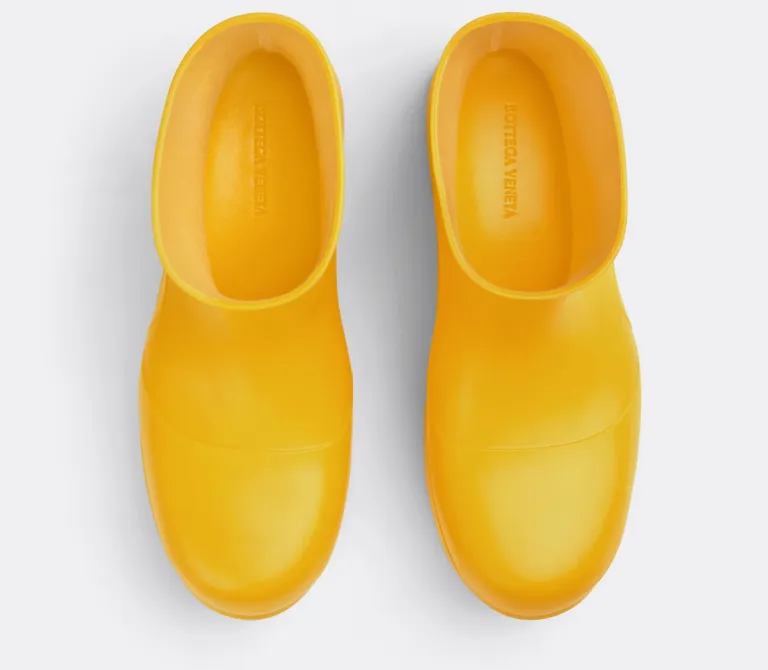 Giày Bottega Veneta Puddle Ankle Boot ‘Egg Yolk’ 640043V00P07123 - Ảnh 4
