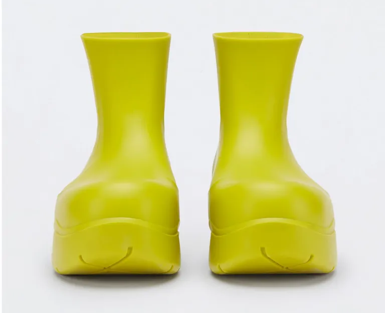 Giày Bottega Veneta Puddle Ankle Boot ‘Kiwi’ 640043V00P07275 - Ảnh 2