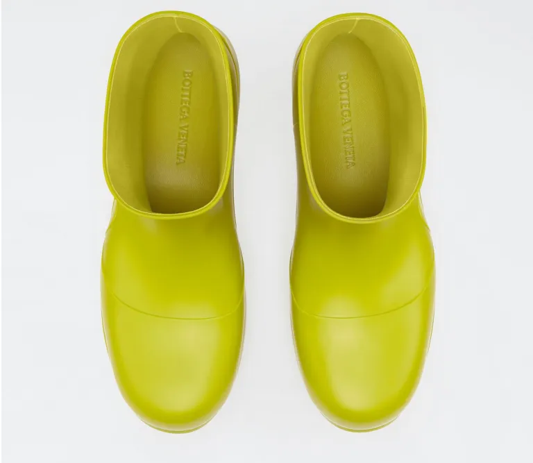 Giày Bottega Veneta Puddle Ankle Boot ‘Kiwi’ 640043V00P07275 - Ảnh 4