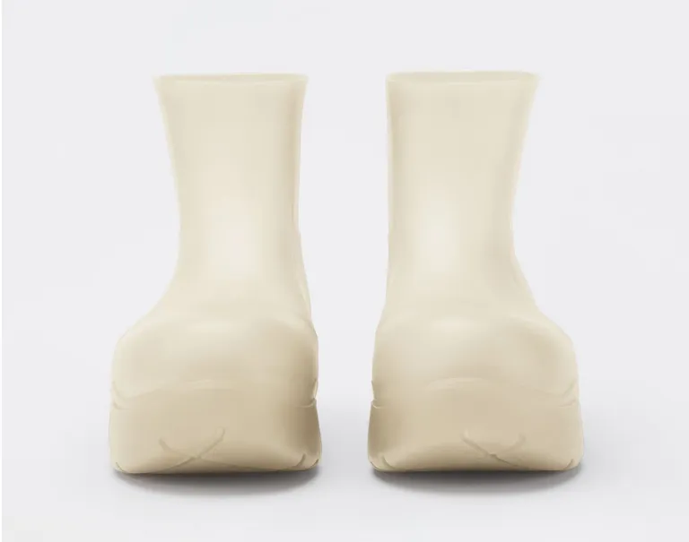 Giày Bottega Veneta Puddle Ankle Boot ‘Sea Salt’ 640043V00P09031 - Ảnh 2