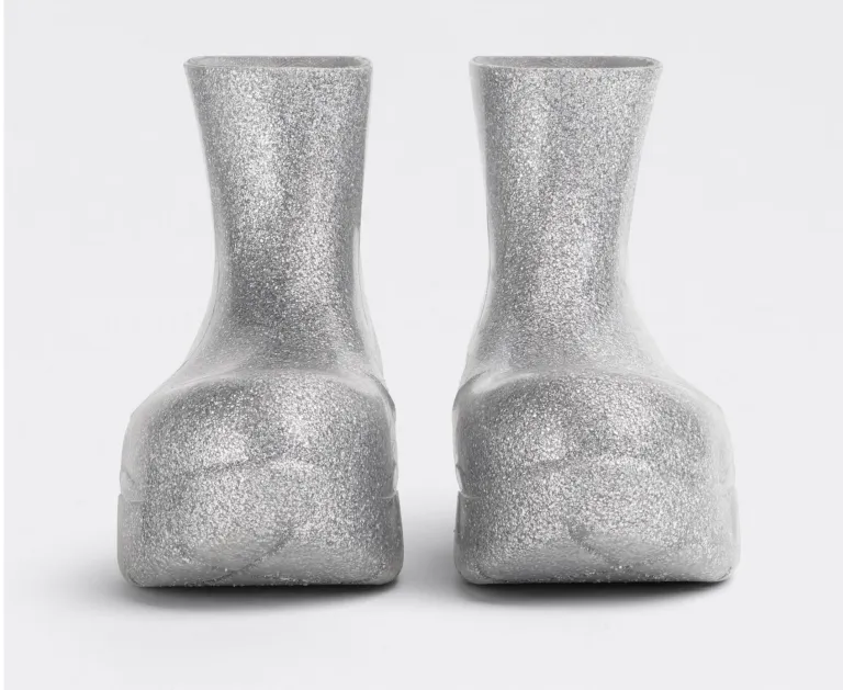 Giày Bottega Veneta Puddle Ankle Boot ‘Silver’ 640043V10Q01414 - Ảnh 2