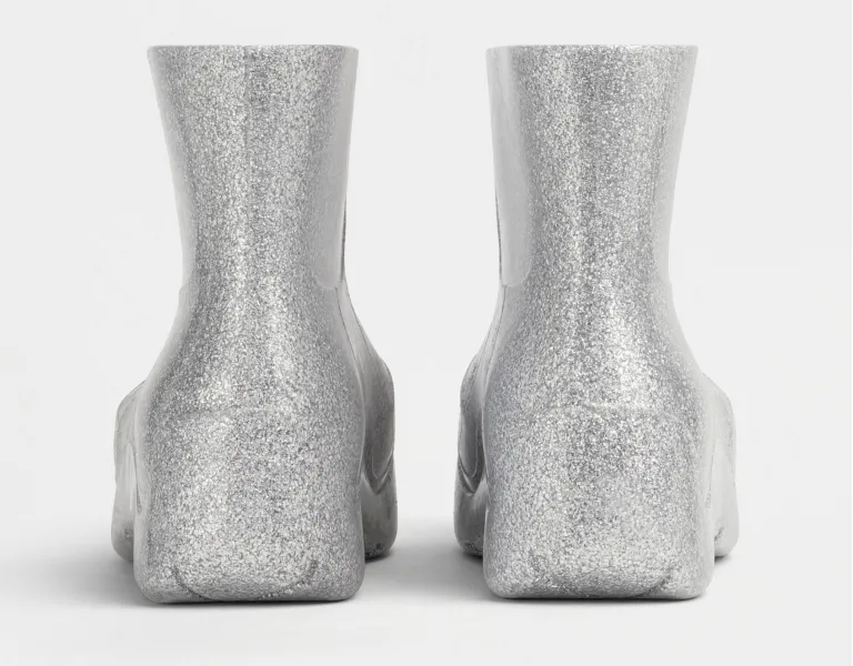 Giày Bottega Veneta Puddle Ankle Boot ‘Silver’ 640043V10Q01414 - Ảnh 3