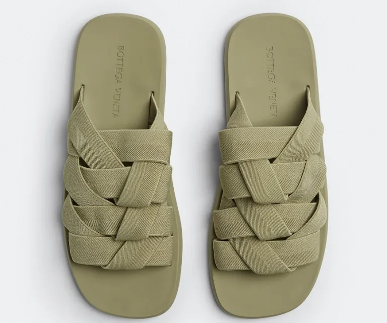 Dép Bottega Veneta Plat Mule ‘Travertine’ 651402V0GV03025 - Ảnh 2