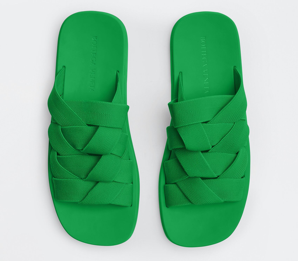 Dép Bottega Veneta Plat Mule ‘Grass’ 651402V0GV03730 - Ảnh 2