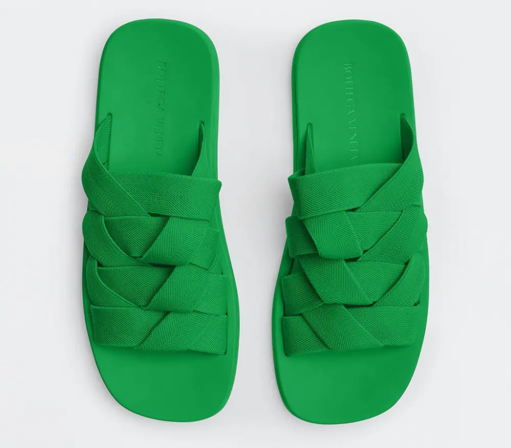 Alternative view of Dép Bottega Veneta Plat Mule ‘Grass’ 651402V0GV03730