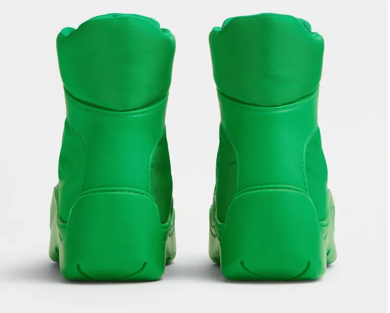 Giày Bottega Veneta Puddle Bomber ‘Grass’ 667064VBSD73730 - Ảnh 3